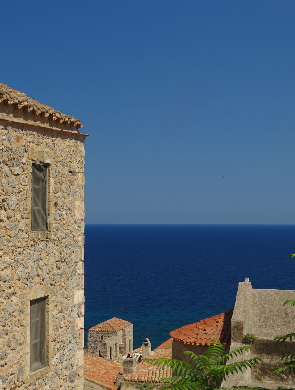 Mediterranean terraced coastline